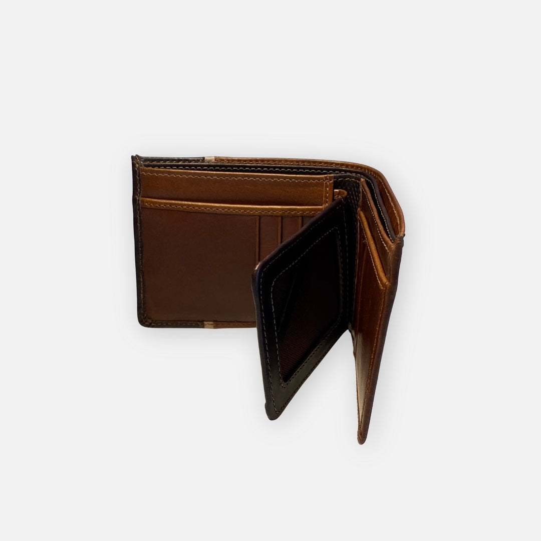 Billetera tricolor y tarjetero desprendible – Atelier