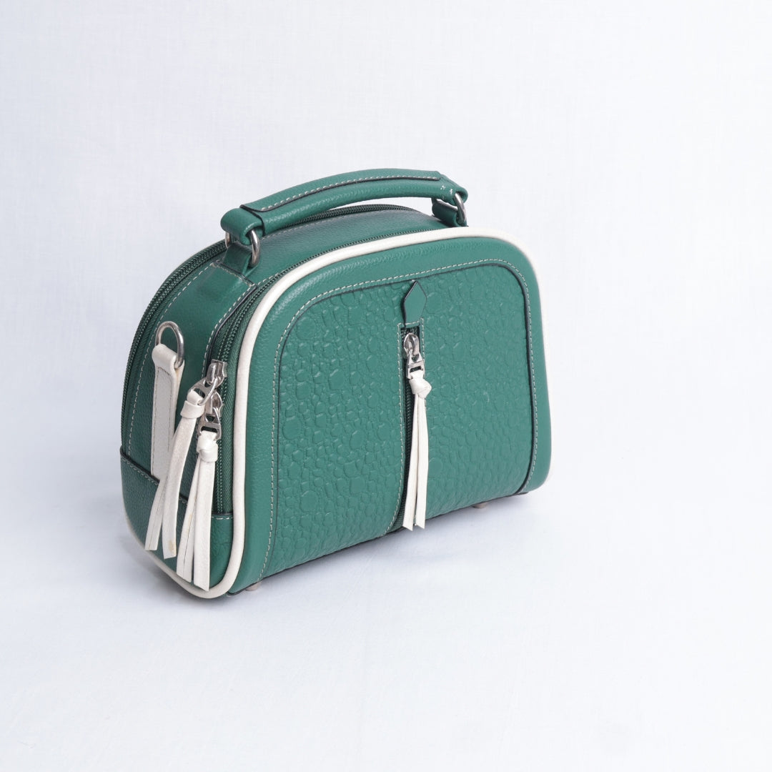 Bolso Compacto Croc Verde – Atelier – Nahué