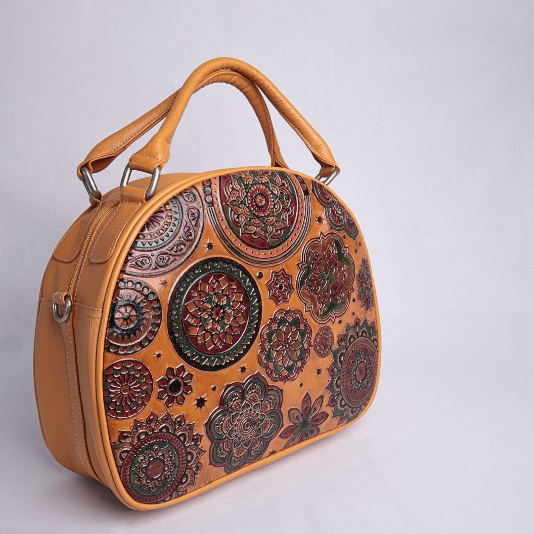 Bolso Mandala Aura Mostaza – Nahué