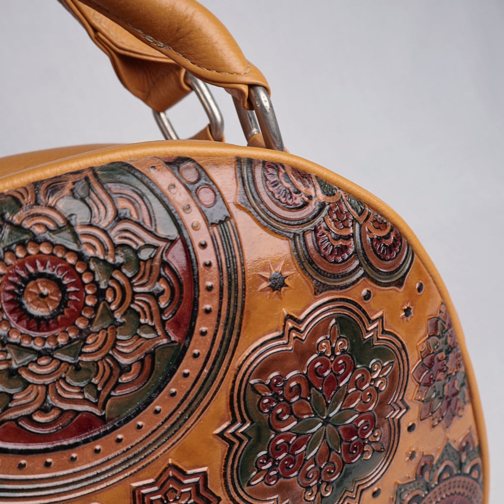 Bolso Mandala Aura Mostaza – Nahué