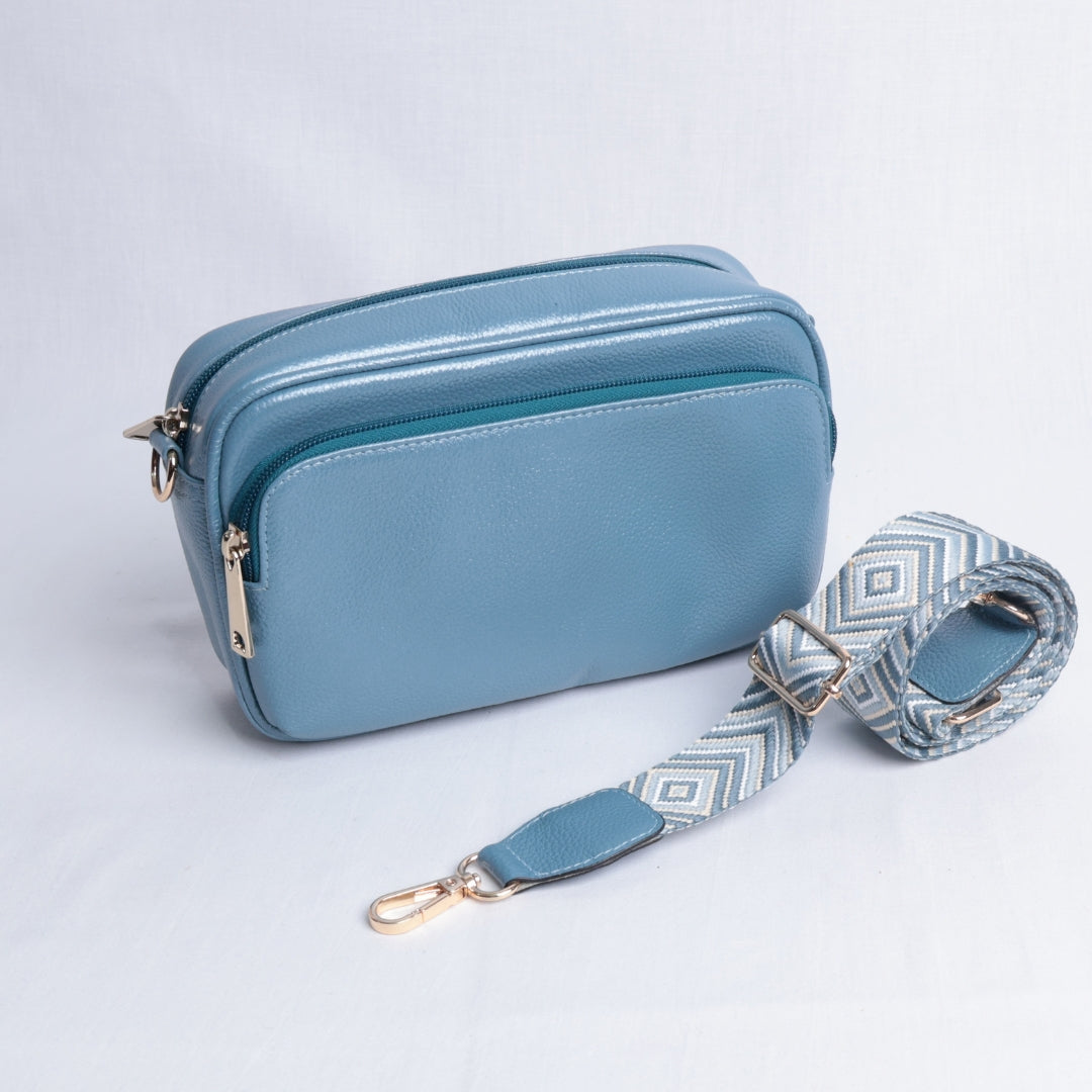 Crossbody Terra Pattern Celeste – Nahué