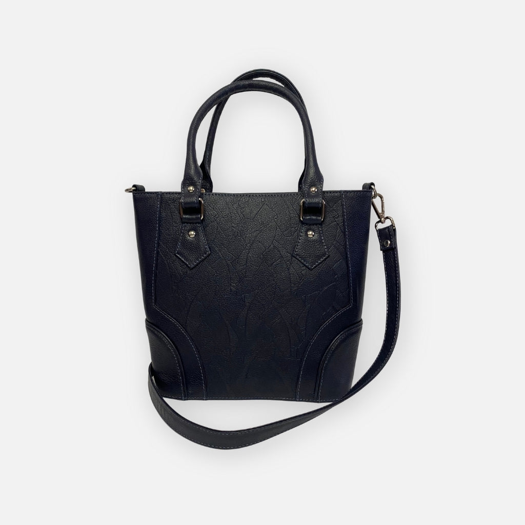 Bolso Mano Azul Texturizado – Nahué Atelier