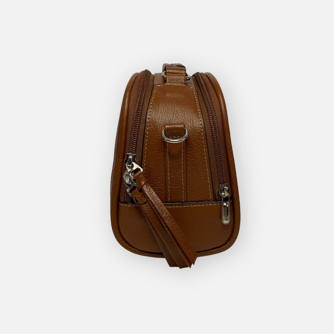 Bolso Compacto Croc Café – Atelier – Nahué