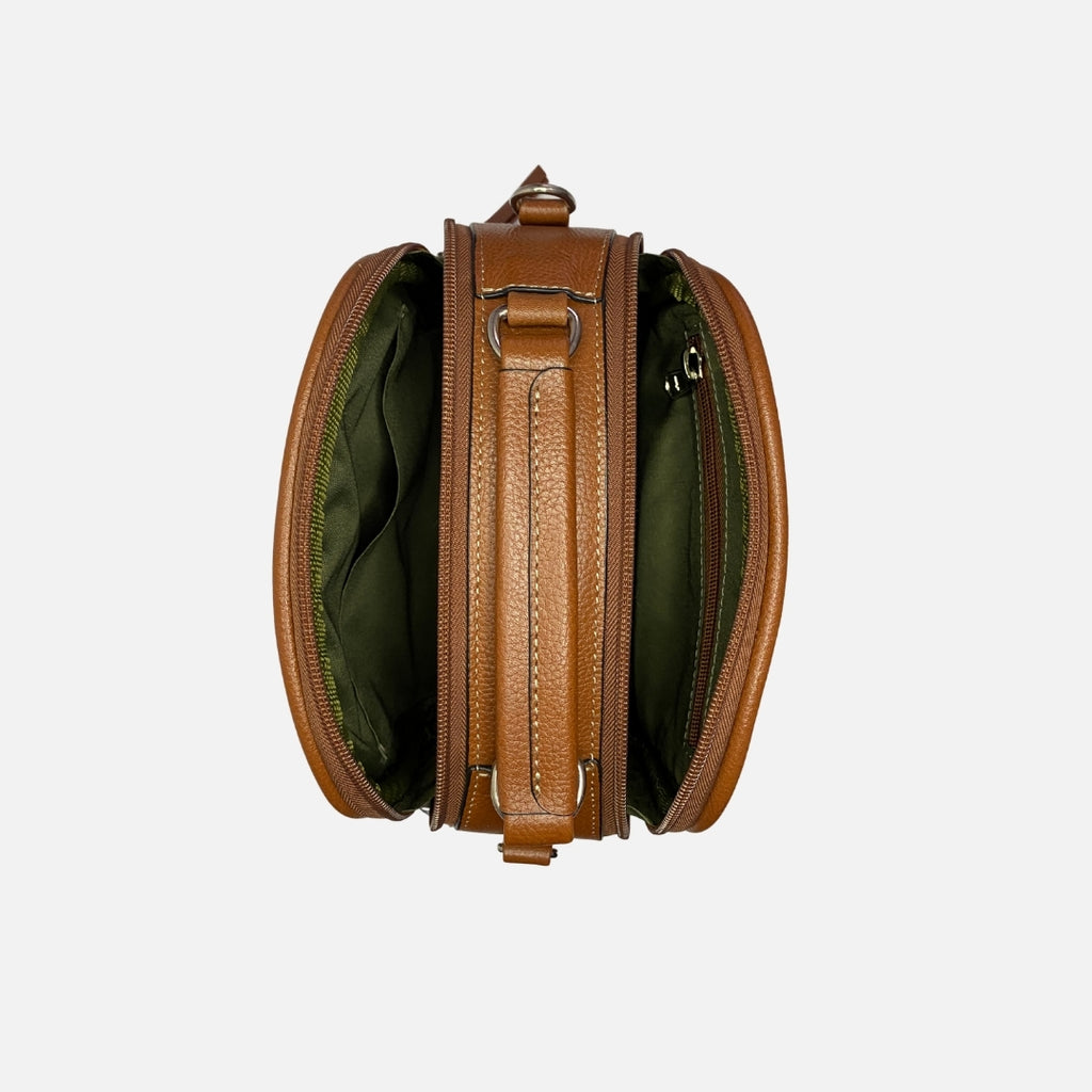 Bolso Compacto Croc Café – Atelier – Nahué