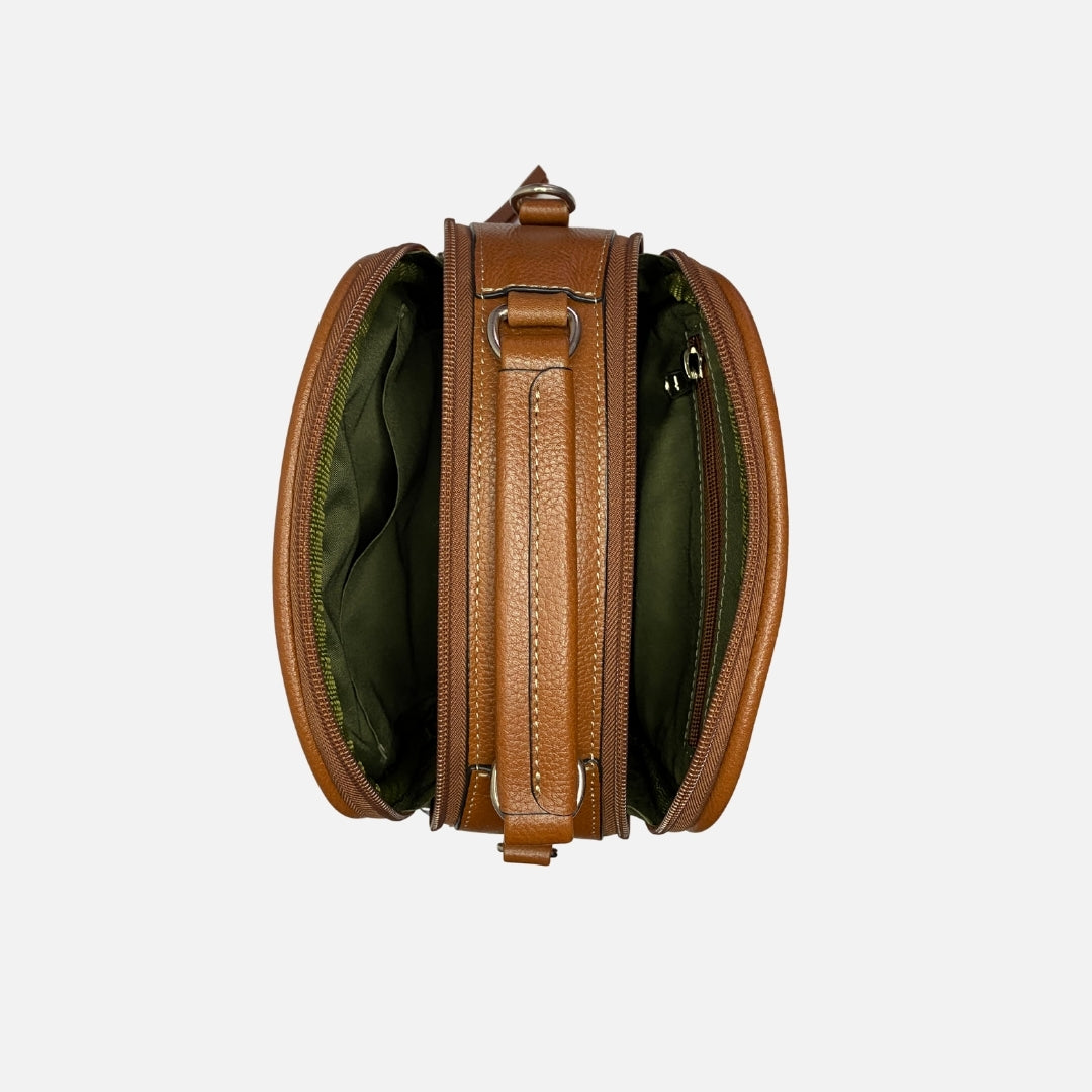 Bolso Compacto Croc Café – Atelier – Nahué