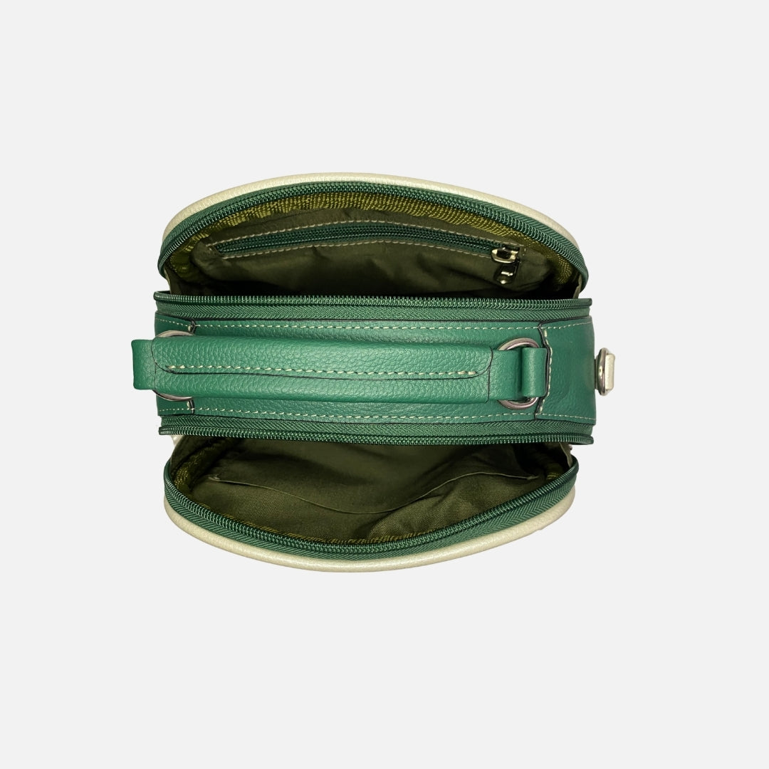 Bolso Compacto Croc Verde – Atelier – Nahué