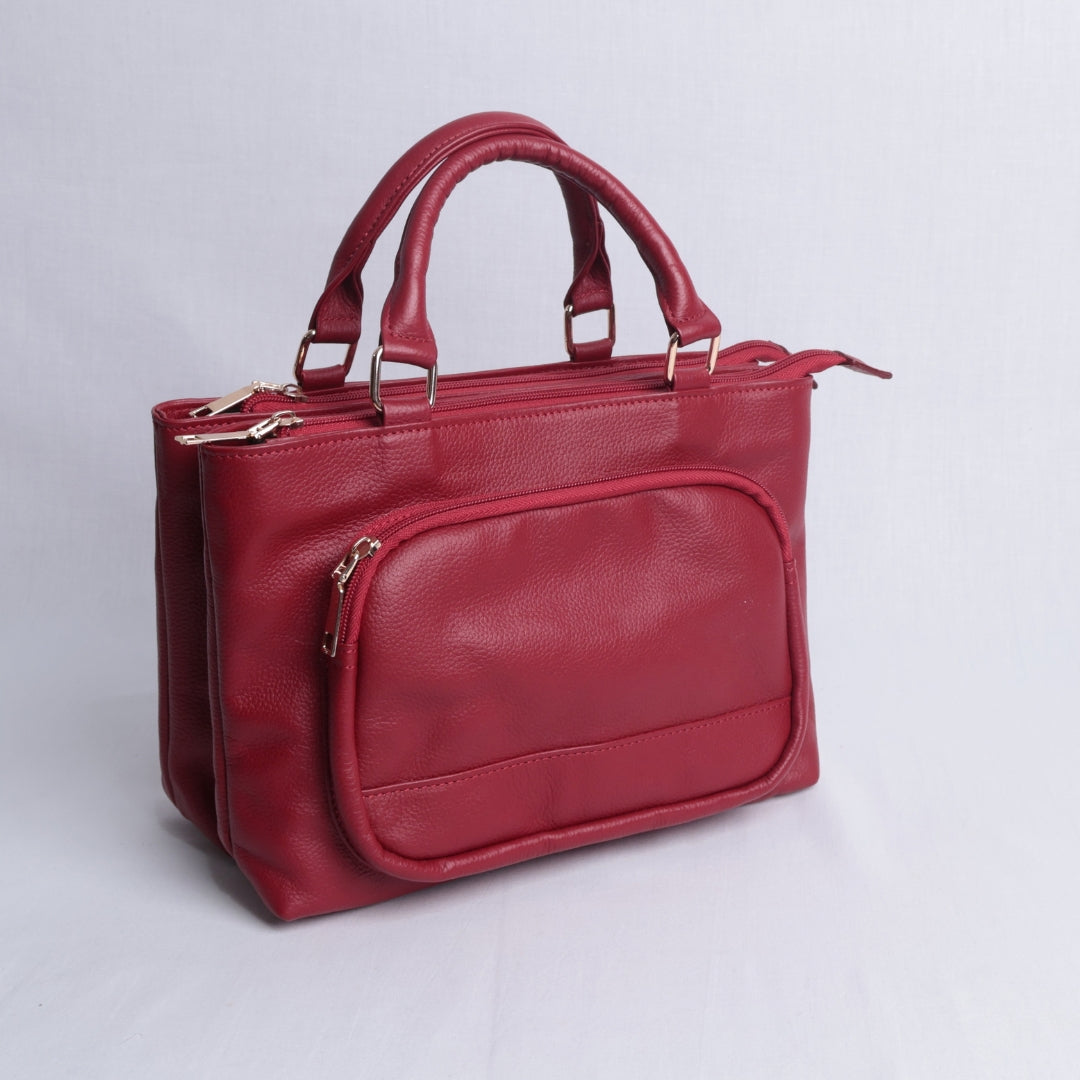 Bolso Ejecutivo Doble Compartimento – Rojo – Nahué