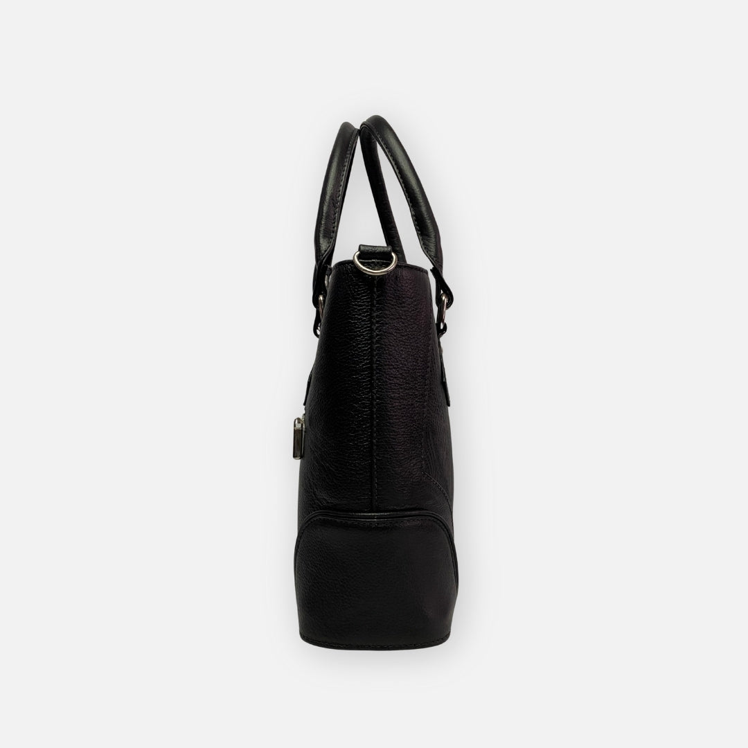 Bolso Negro DATI Texturizado – Nahué