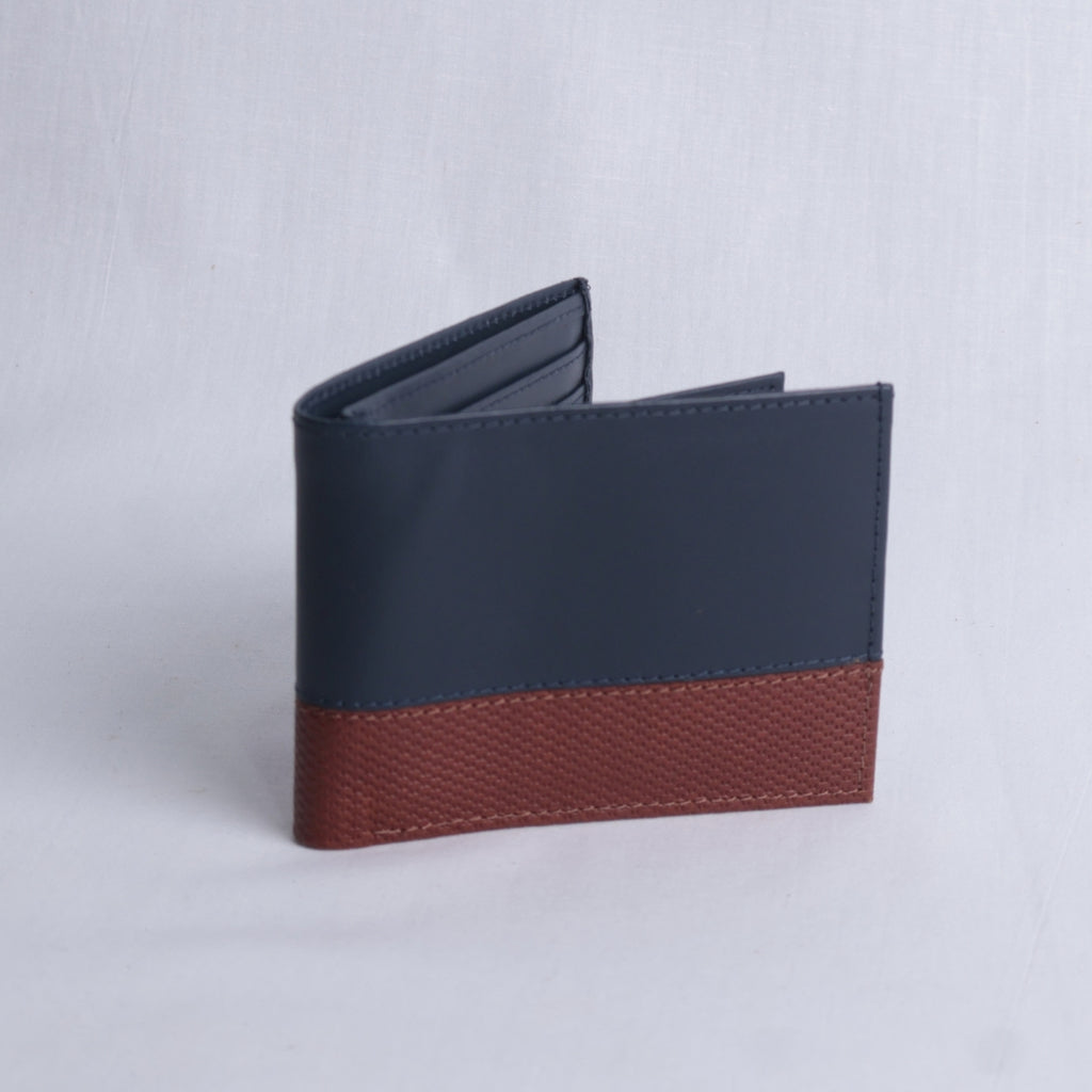 Billetera bicolor y tarjetero desprendible – Atelier