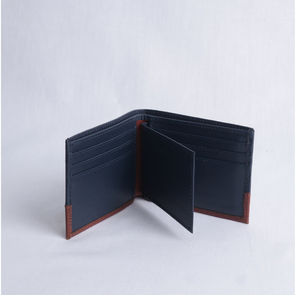 Billetera bicolor y tarjetero desprendible – Atelier