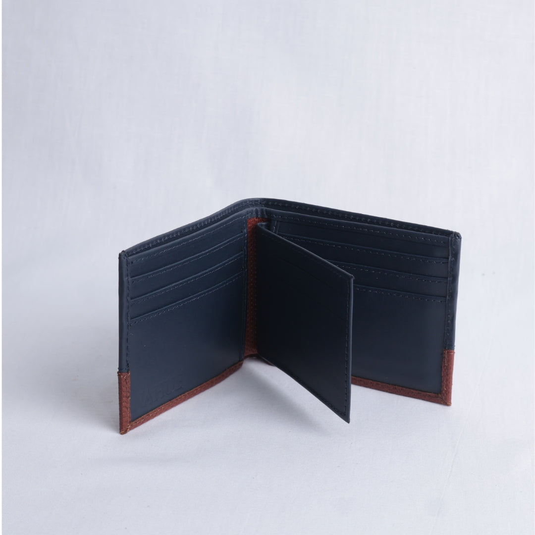 Billetera bicolor y tarjetero desprendible – Atelier