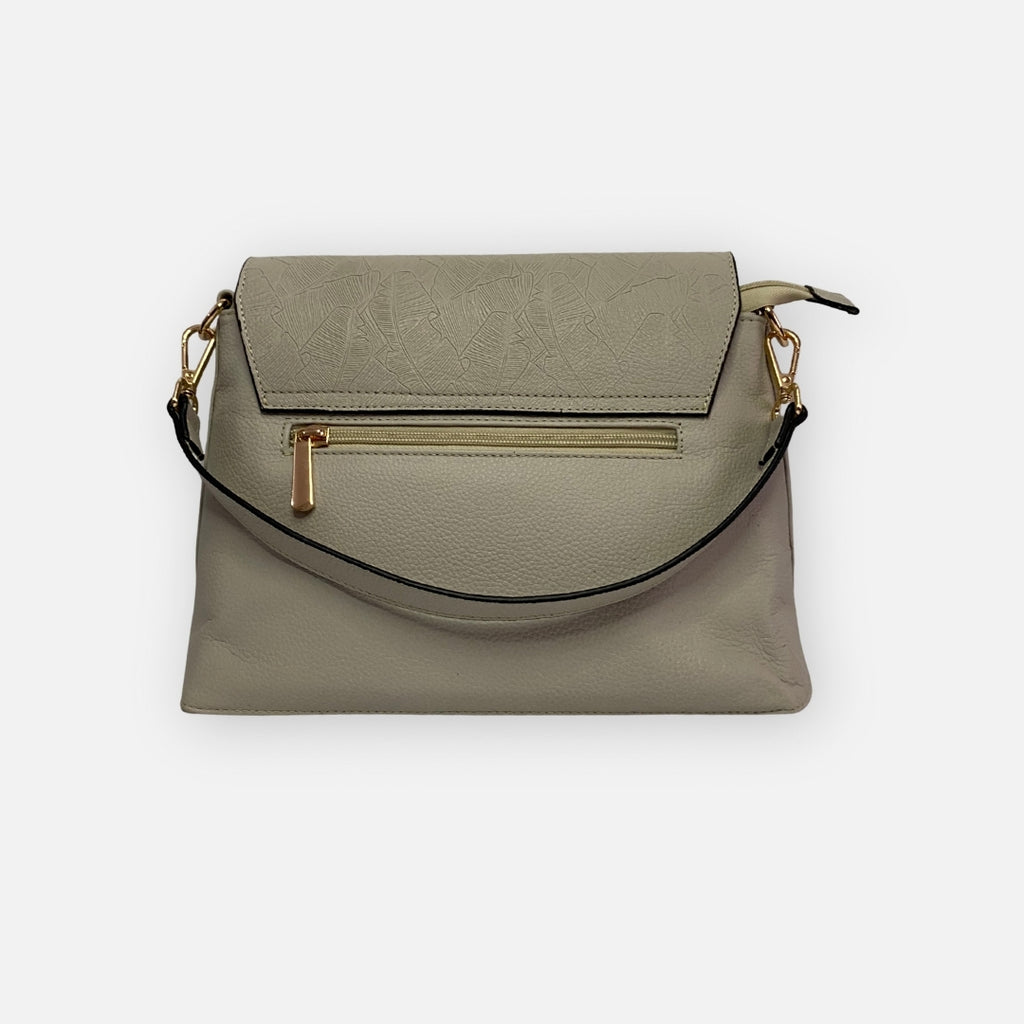 Bolso Crossbody Solapa Beige – Nahué Essentials