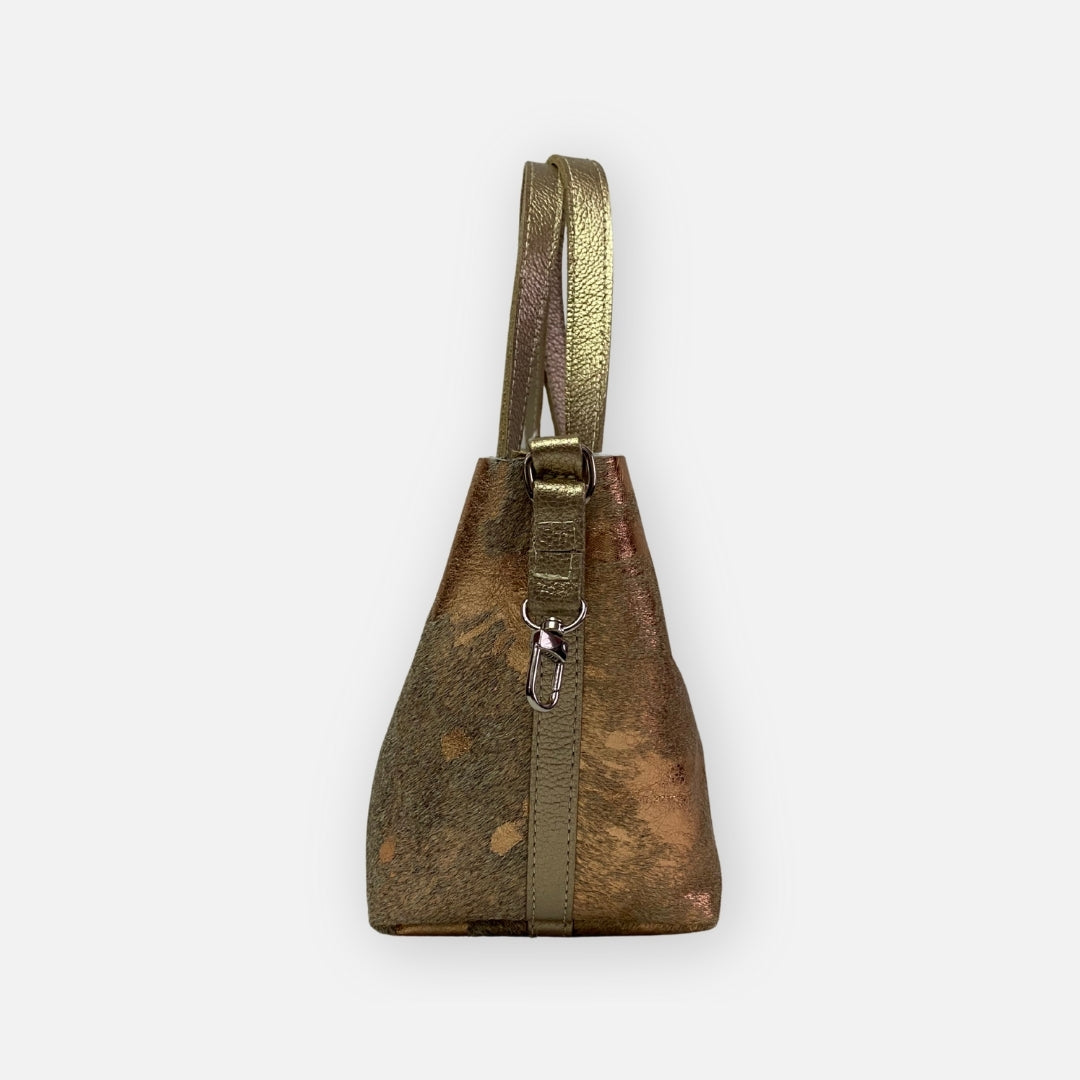 Bolso Dorado Pelo – Nahué Essentials