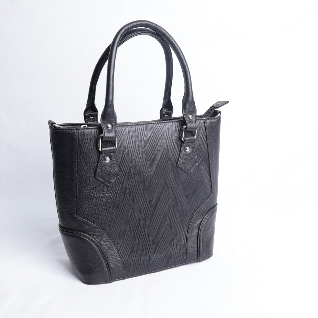 Bolso Negro DATI Texturizado – Nahué