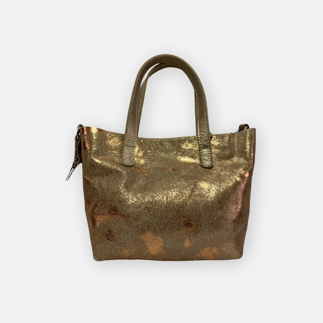Bolso Dorado Pelo – Nahué Essentials