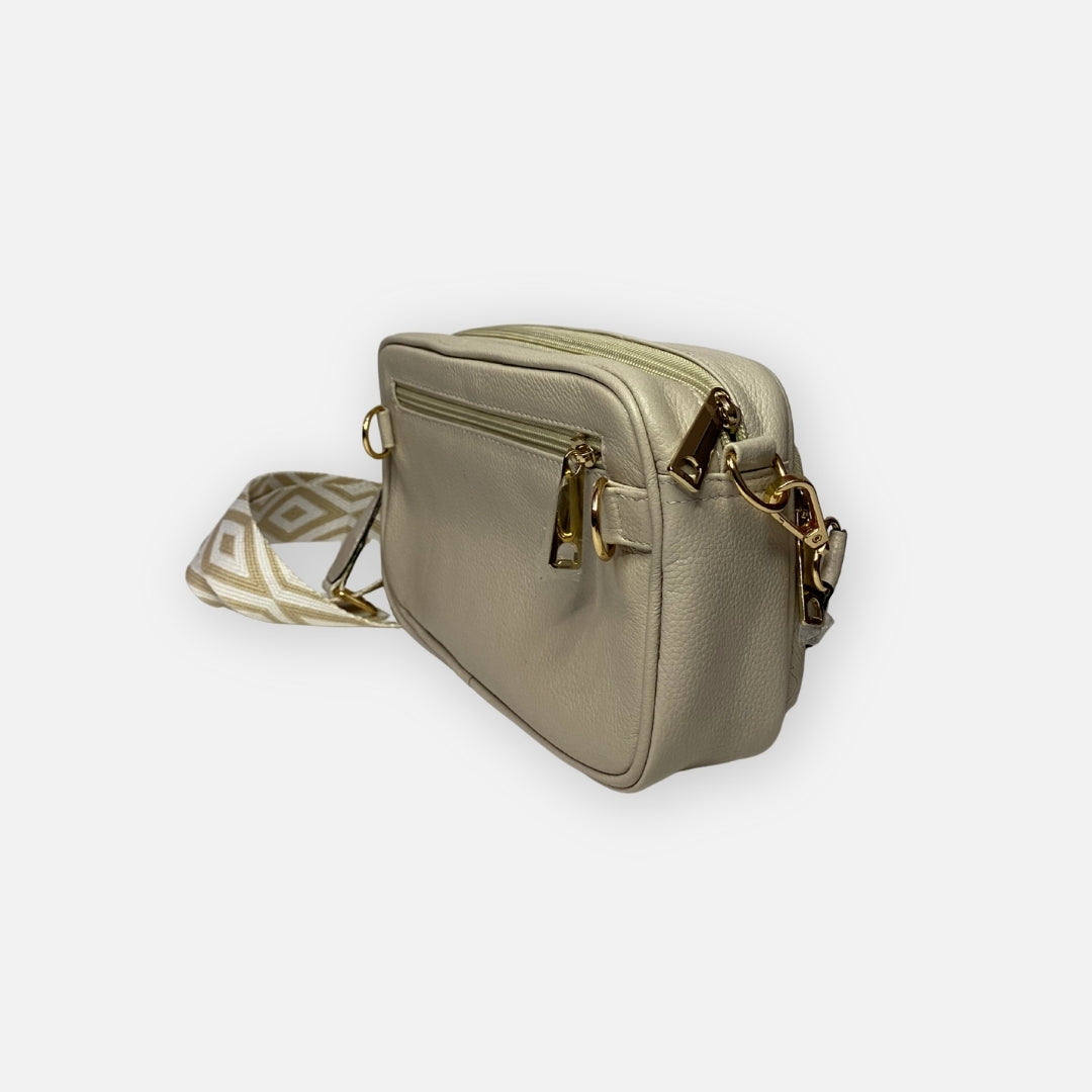 Crossbody Terra Pattern Beige – Nahué
