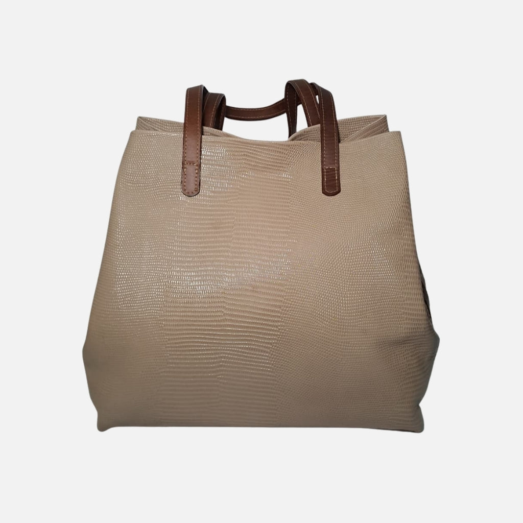 Bolso Tote Atelier Piel lagartillo