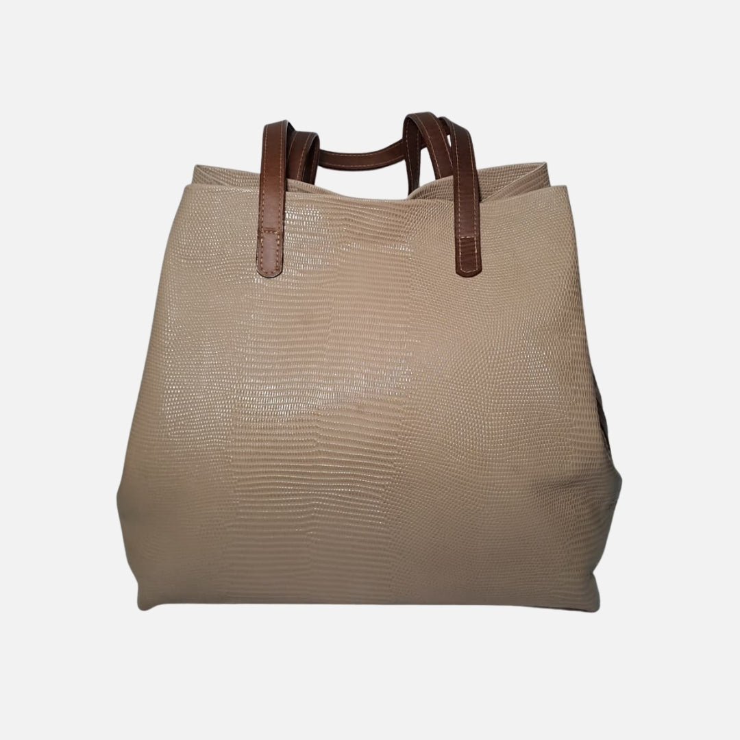 Bolso Tote Atelier Piel lagartillo