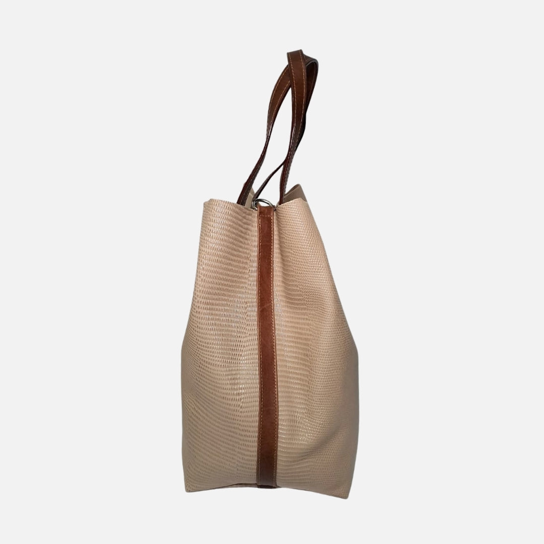 Bolso Tote Atelier Piel lagartillo