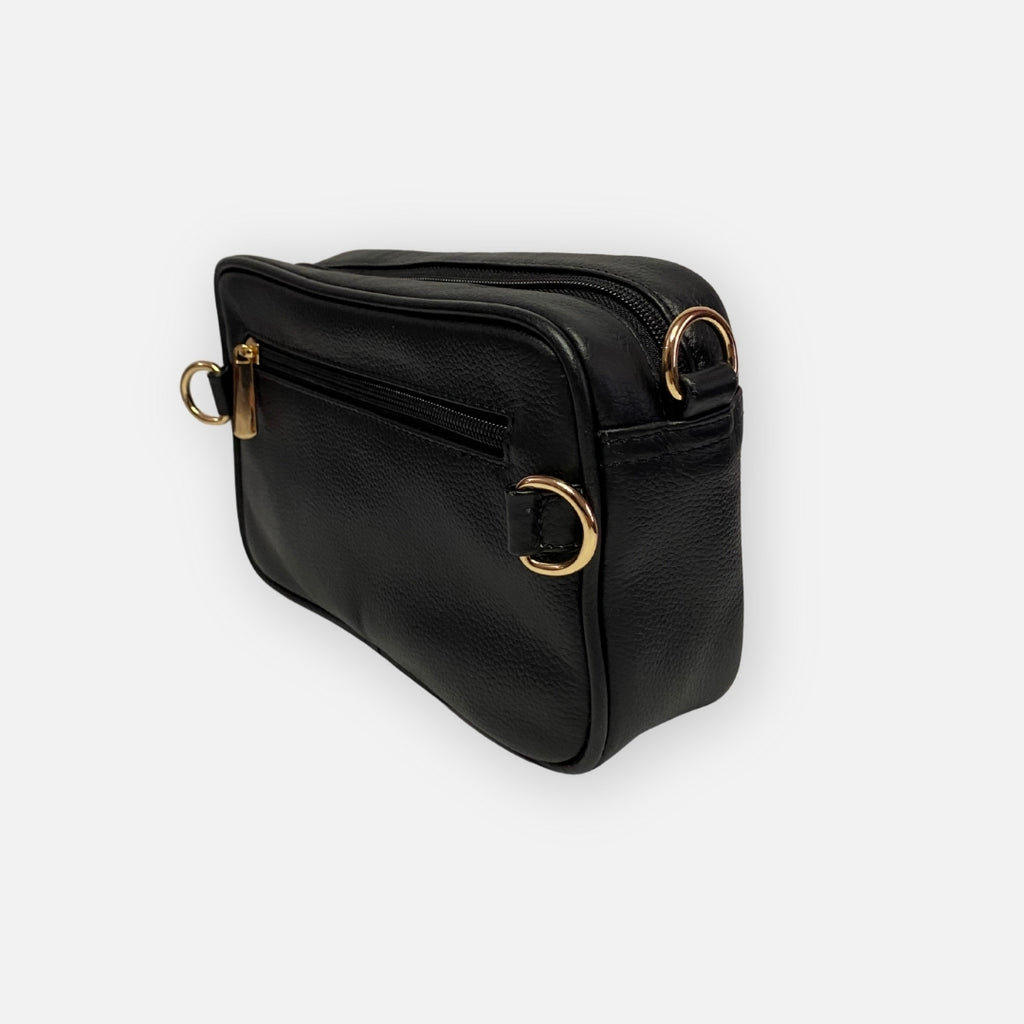 Crossbody Terra Pattern Negro – Nahué