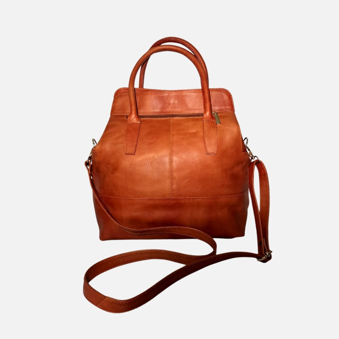 Bolso Atelier Artesanal labrado flores