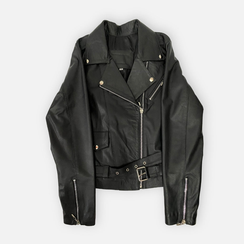 Jacket Biker Negra – Nahué Talla M