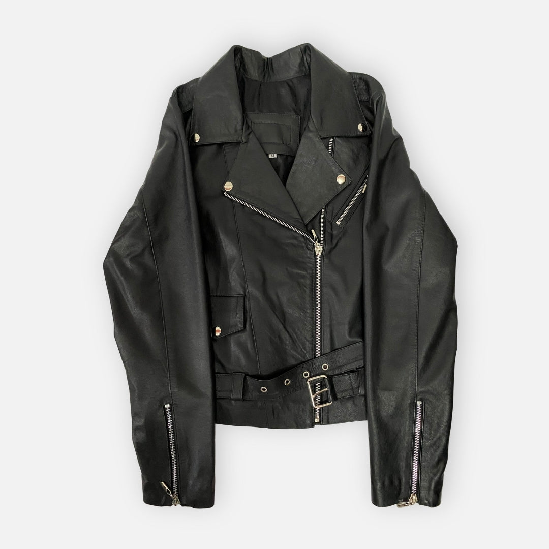 Jacket Biker Negra – Nahué Talla M