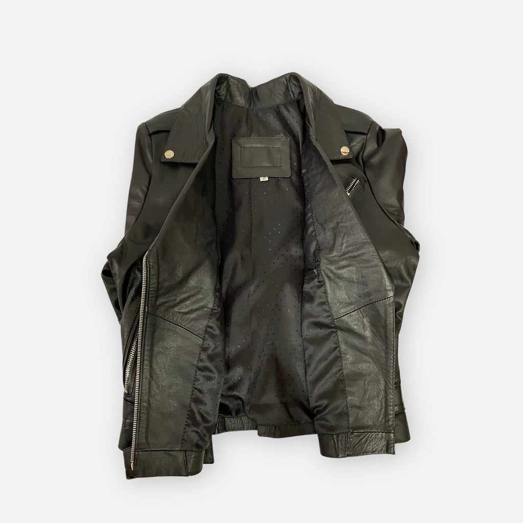 Jacket Biker Negra – Nahué Talla M