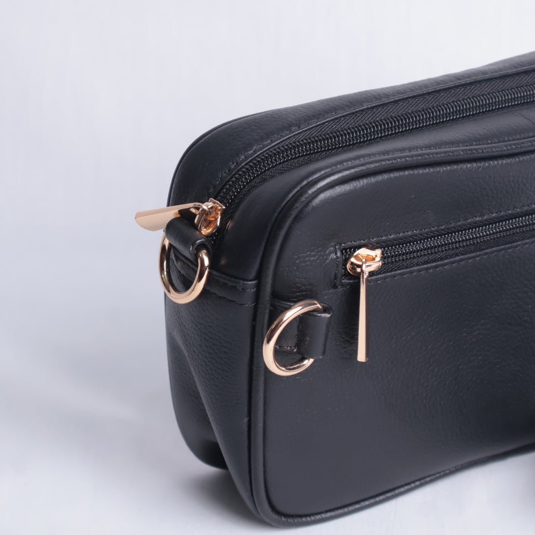 Crossbody Terra Pattern Negro – Nahué