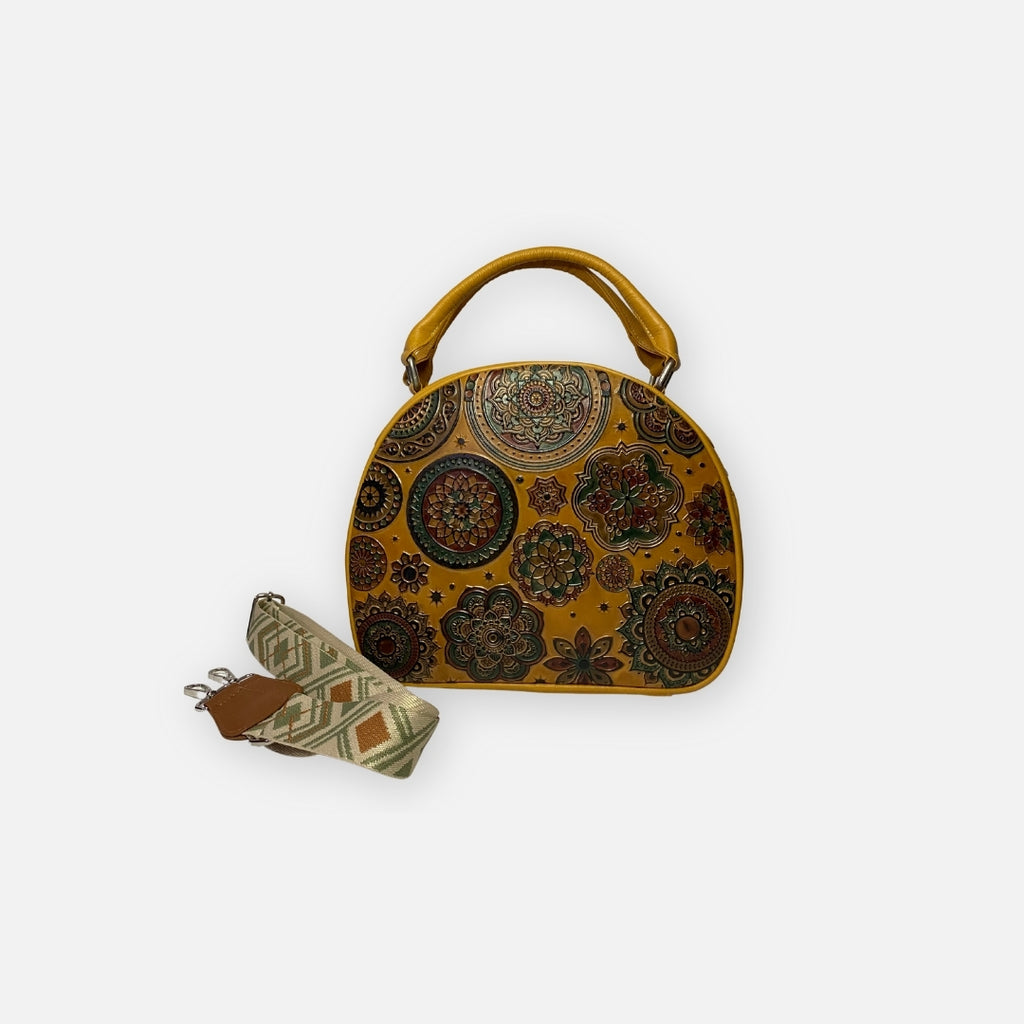 Bolso Mandala Aura Mostaza – Nahué
