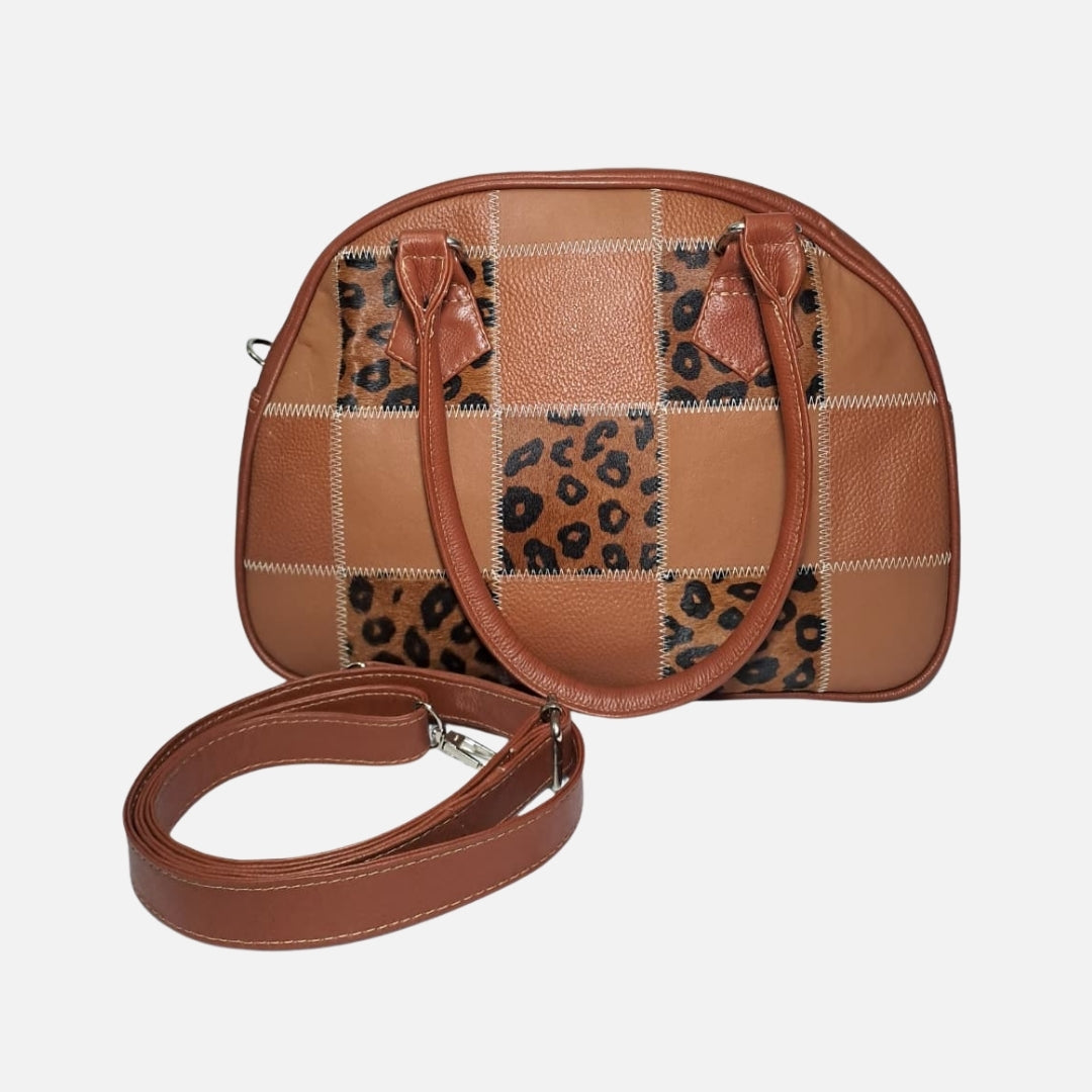 Bolso Atelier francés - Cuero y piel Café
