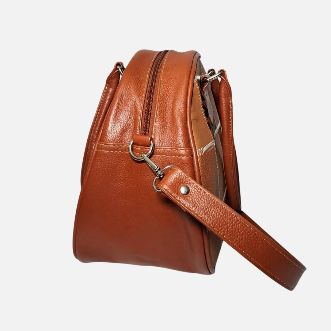Bolso Atelier francés - Cuero y piel Café