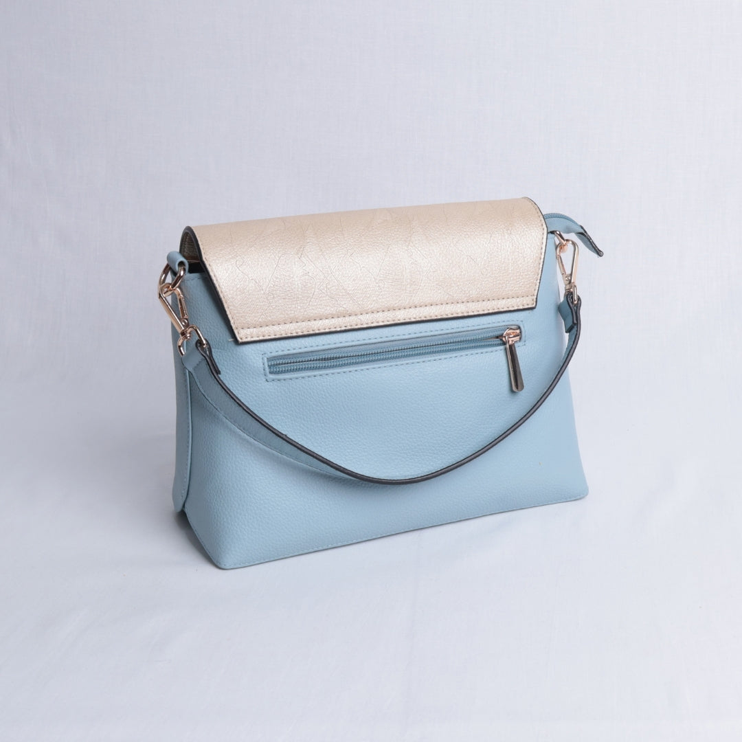 Bolso Crossbody Solapa Champagne – Nahué Essentials