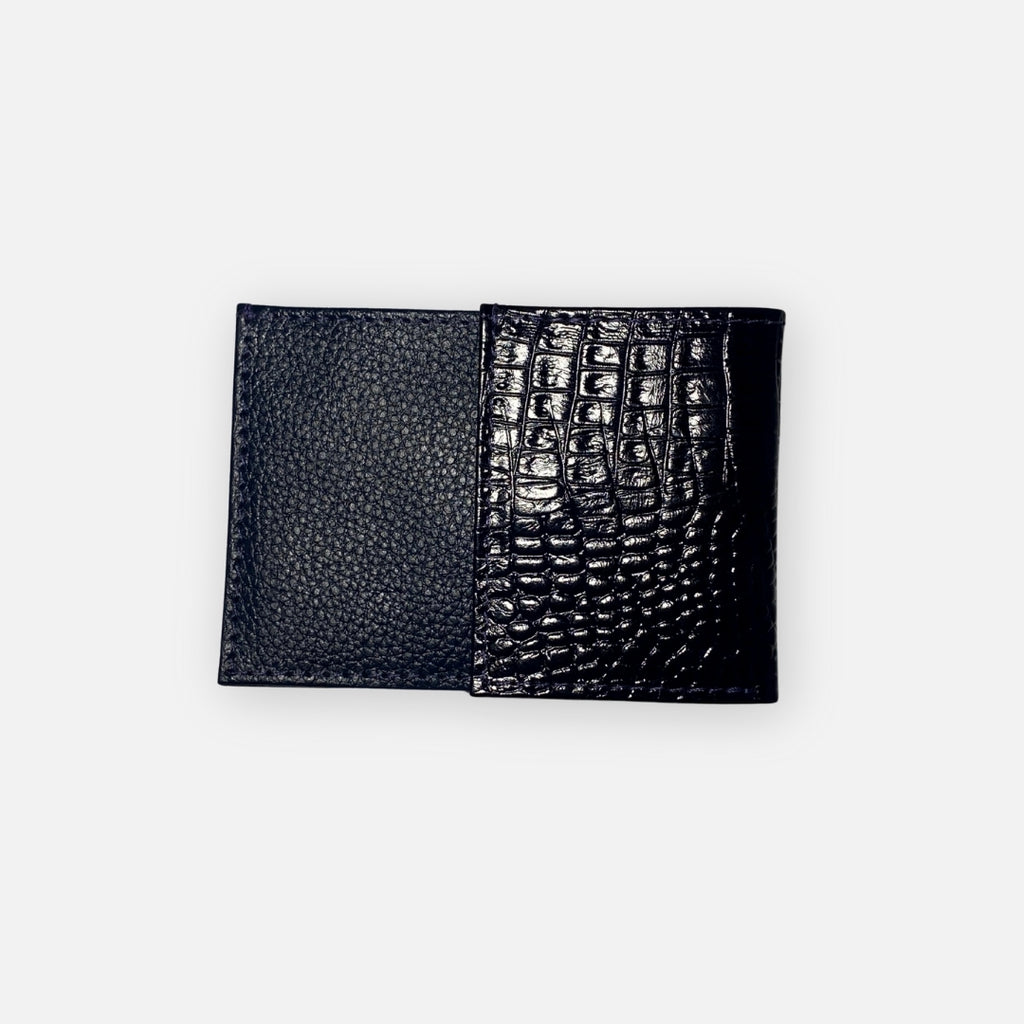 Tarjetero Doble Texturas Azul – Nahué