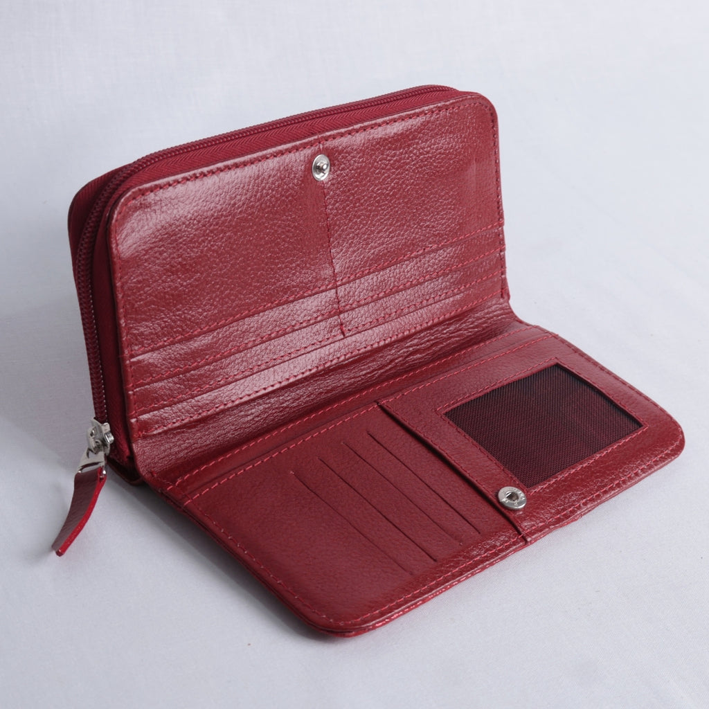 Billetera Roja Paisley – Nahué