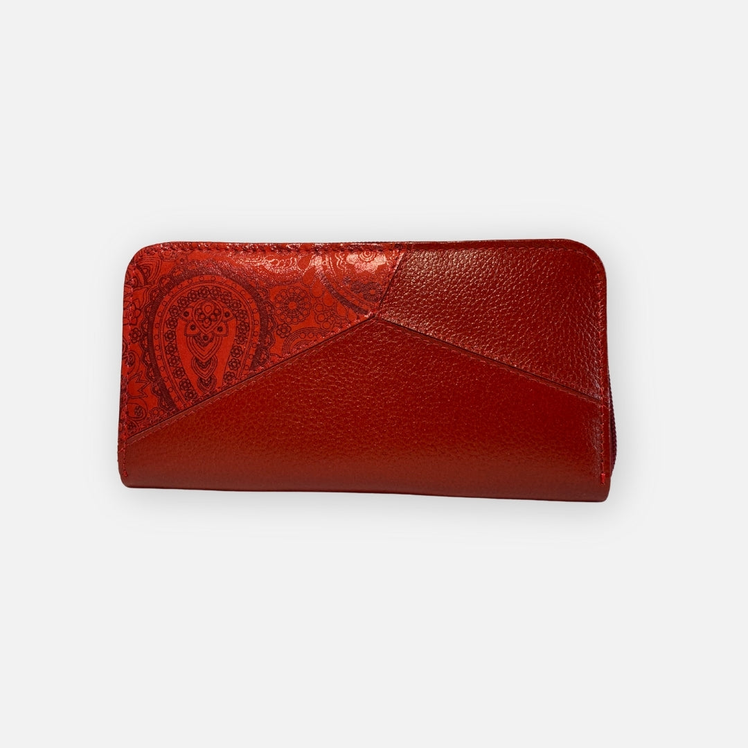 Billetera Roja Paisley – Nahué