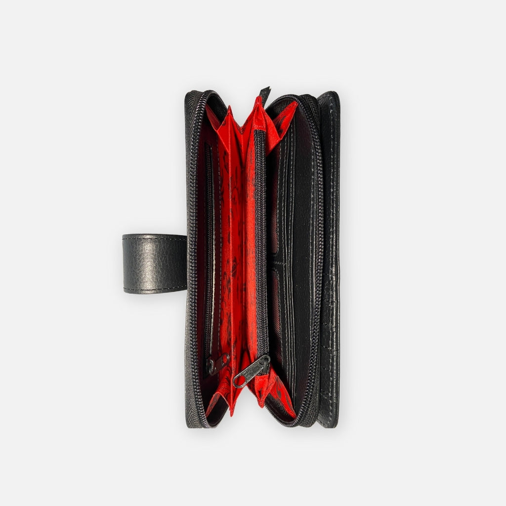 Billetera Atelier Piel Negra – Nahué