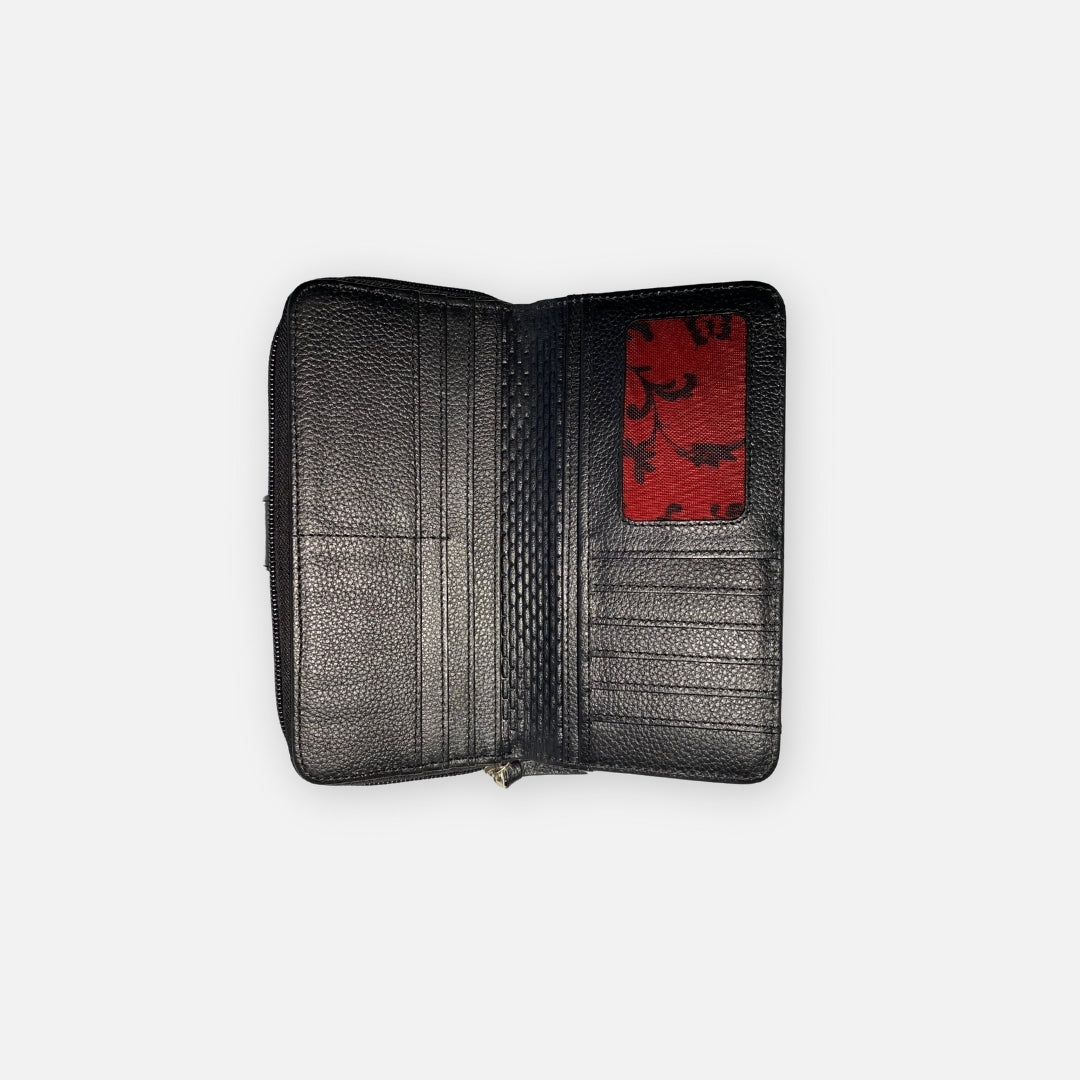 Billetera Atelier Piel Negra – Nahué