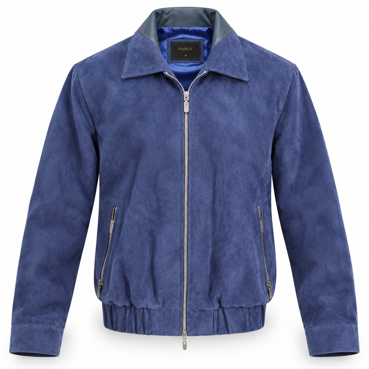 Jacket Gamuza Siena Azul – Nahué