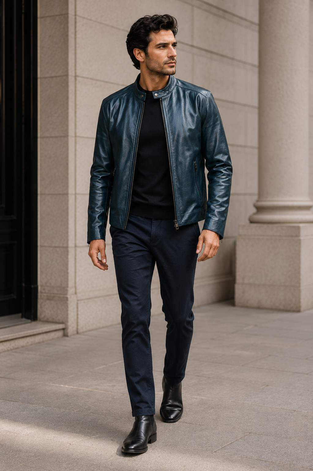 Jacket Eclipse Azul Atelier – Nahué
