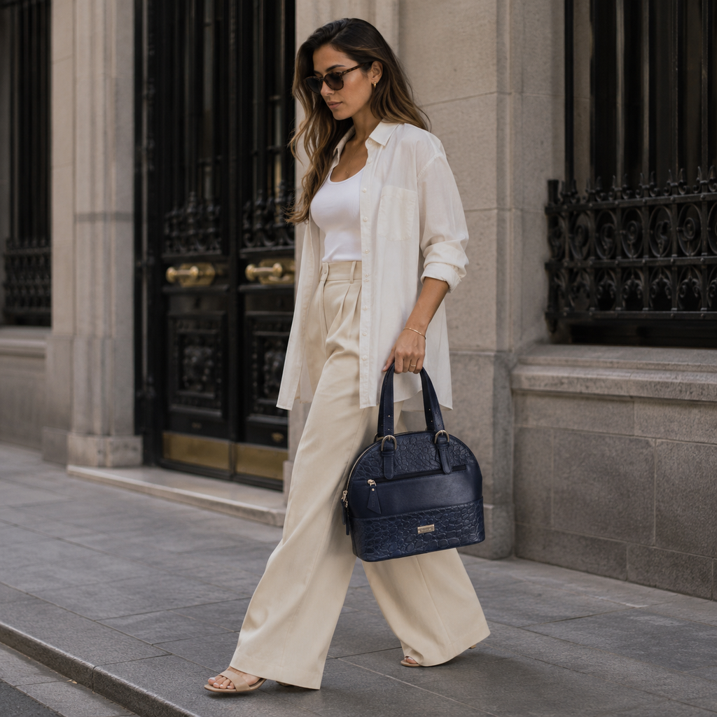Bolso Atelier Éclipse Azul – Nahué