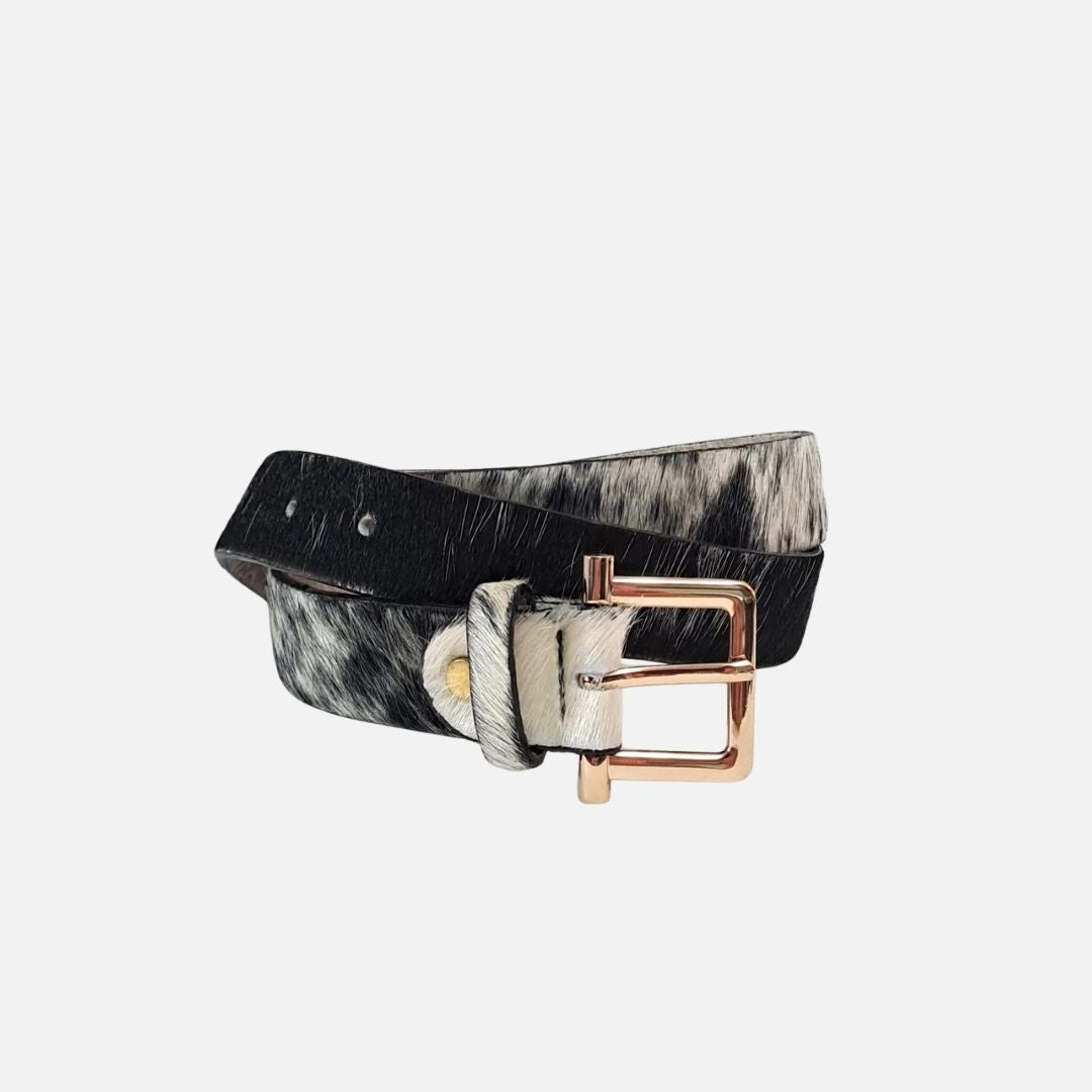 Faja Cow Print Blanco y Negro Mujer – Nahué Atelier