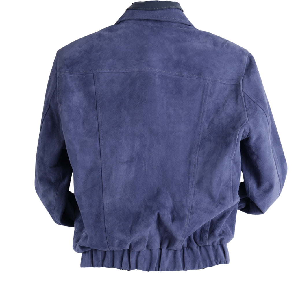 Jacket Gamuza Siena Azul – Nahué