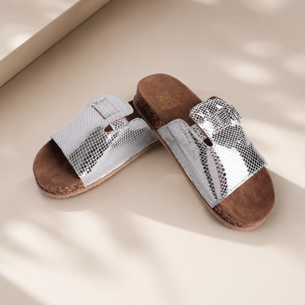 Sandalias Selene Plateada