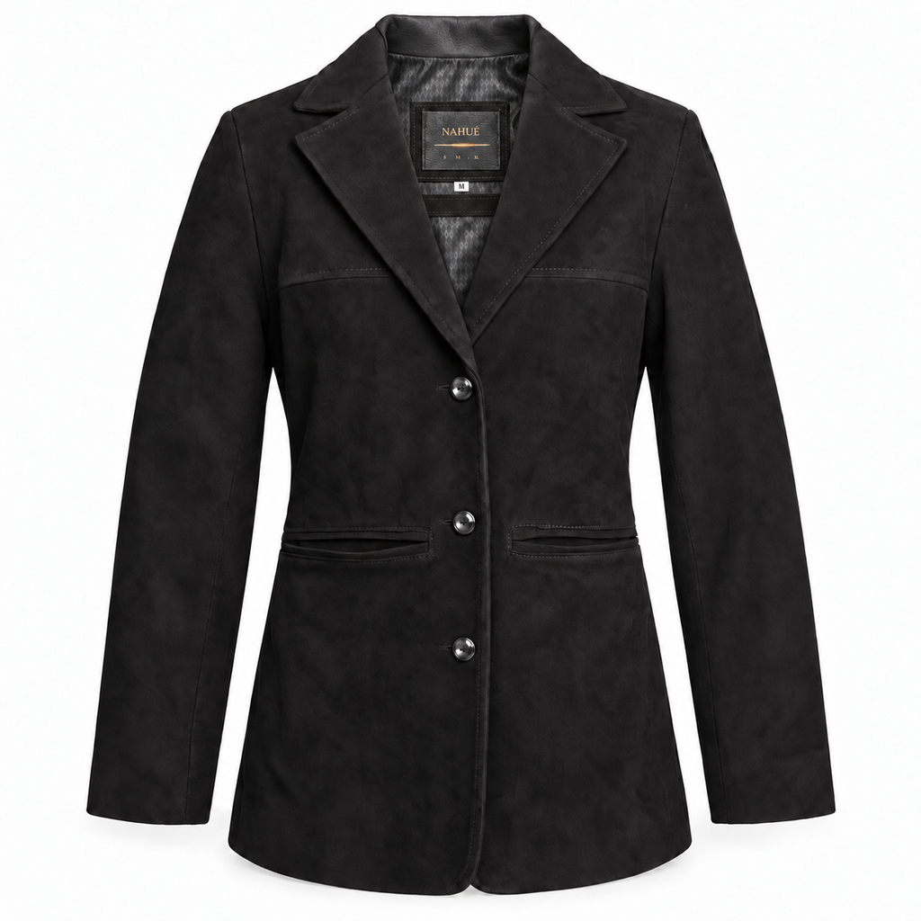 Jacket Clásica Gamusa – Nahué Atelier