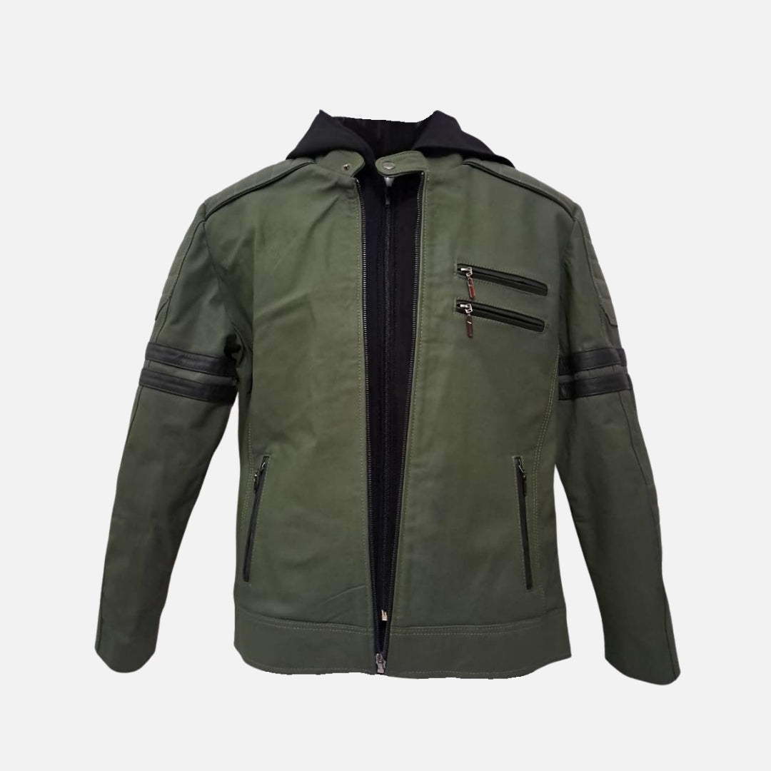 Jacket de Cuero Hombre  - Grand Prix