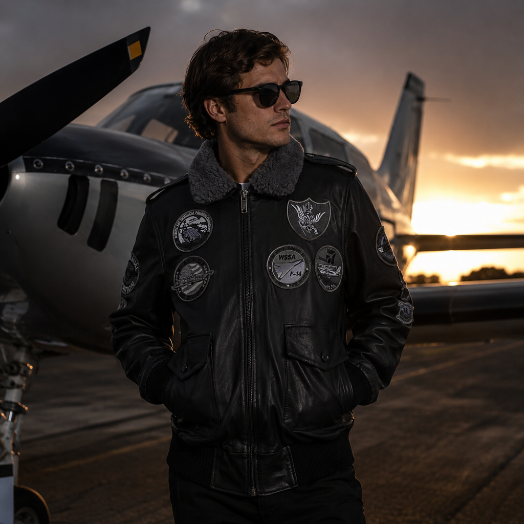 Jacket Aviator Squadron Negra