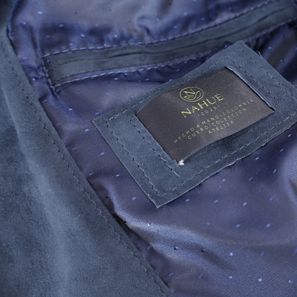 Jacket Amelia Navy - Nobuck