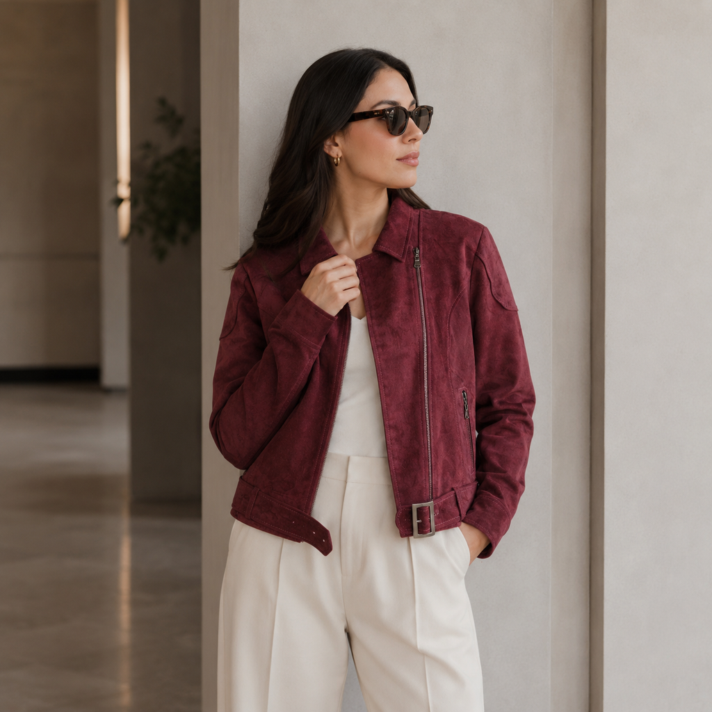 Jacket Valentina Burgundy