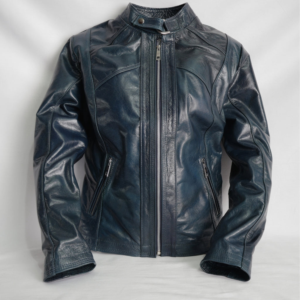 Jacket Aurora Azul Petróleo